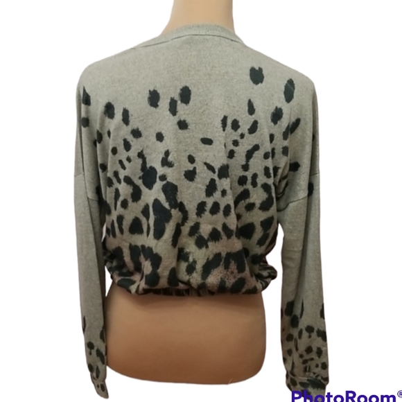 Leopard crop top, size S - Picture 3 of 12